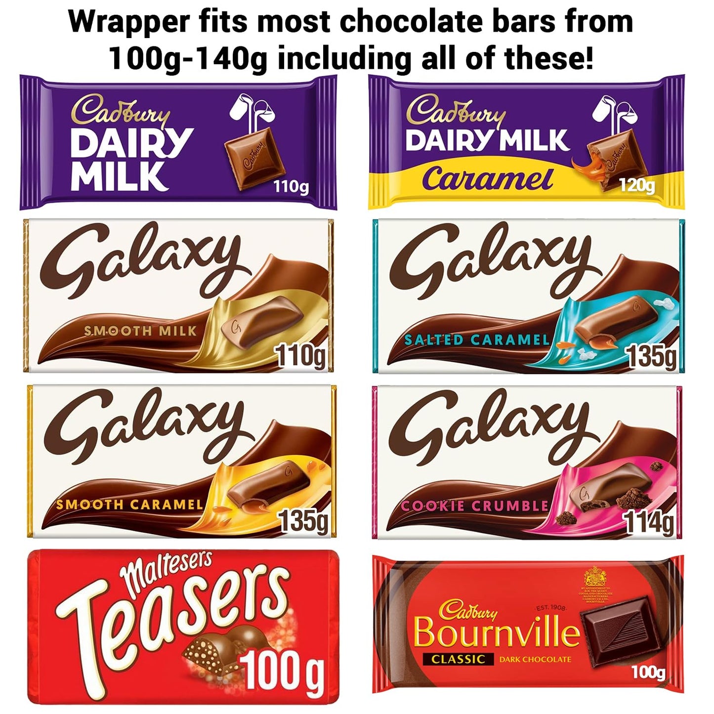 'I Love You' Valentines Chocolate Bar Wrapper & Golden Ticket Gift (Chocolate not included) - Romantic, Anniversary, Valentines Gifts for Him & Her, Chocolate Gifts, Birthday Gifts, Galentine