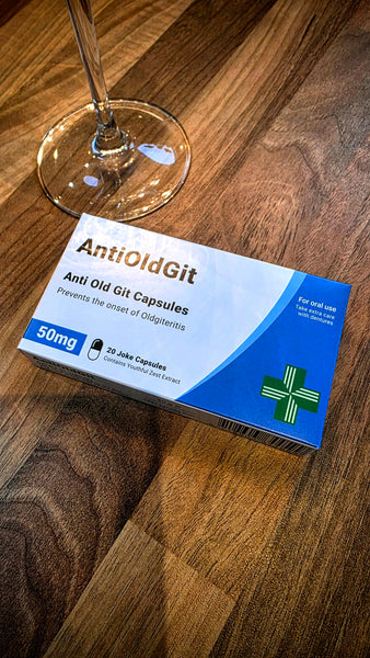 KadoBox - AntiOldGit - Joke Pill Box - Funny Gifts For Men, Gifts For