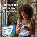 KadoBox - Phoneaddictamol - Funny Gifts for Teens, Men & Women. Joke Prank Pill Box, Jelly Bean Sweets 50g. Gifts for Boys, Gifts for Girls, Birthday Gifts for Women, Dad Birthday Gifts