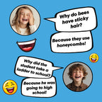 KadoBox - Funny 101 Jokes for Kids Electronic Sound Button - 101 One Liner Audio Kids Jokes - Gifts for Kids - Stocking Fillers for Boys and Birthday Gifts for Girls
