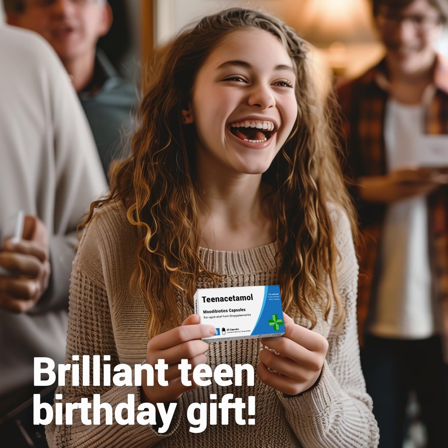 Teenacetamol - Funny Gifts for Teens. Joke Prank Pill Box, Jelly Bean Sweets 50g. Gifts for Boys, Teenage Gifts for Girls, 13th Birthday Gifts, 17th Birthday, 18th Birthday Gifts for Boys & Girls