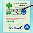 KadoBox - Funny Prescription Wine Label & Gift Bag Premium Quality - Funny Gifts for Women and Men - Teacher Gifts, Prosecco Gifts for Women - Birthday Gifts - Dad and Mum Gifts - Unusual Gifts