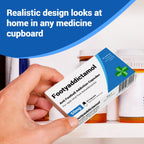 KadoBox - FootyAddictamol - Funny Gifts for Men. Joke Prank Pill Box, Jelly Bean Sweets 50g. Gifts for Football Fans, World Cup, England Football. Gifts for Men, Gifts for Teens