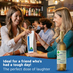 KadoBox - Funny Prescription Wine Label & Gift Bag Premium Quality - Funny Gifts for Women and Men - Teacher Gifts, Prosecco Gifts for Women - Birthday Gifts - Dad and Mum Gifts - Unusual Gifts