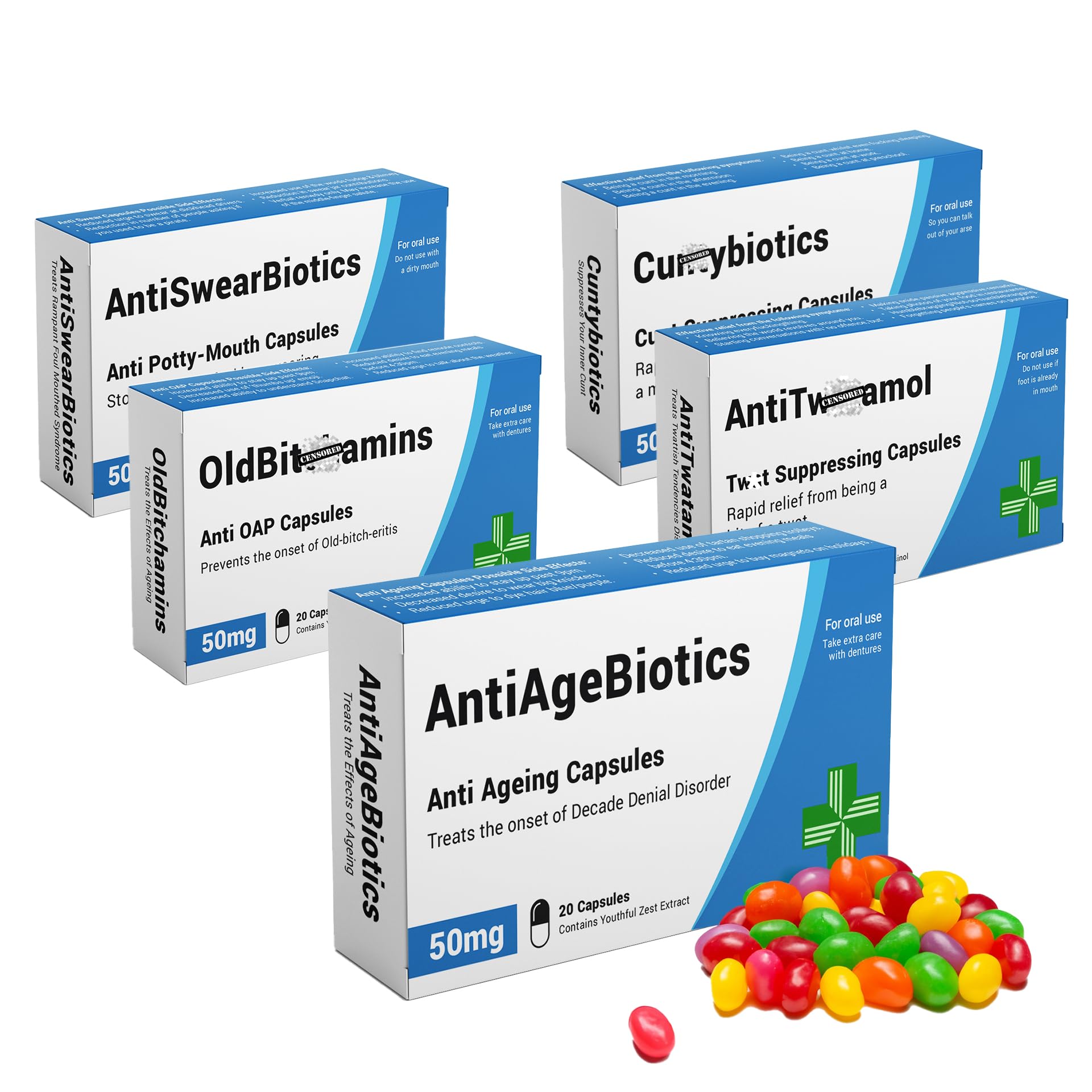 KadoBox - RoadRagebiotics - Funny Gifts for Men & Women, Joke Pill Box, Gifts for Dad & Men